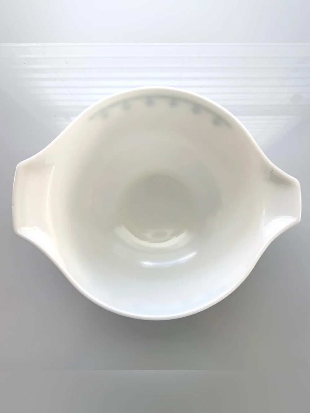 Vintage Pyrex Snowflake Garland Blue/White Cinderella Mixing Bowl - Set of 4